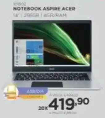 Benoit Notebook Aspire Acer 14" oferta