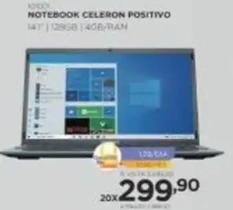 Benoit Notebook Celeron Positivo oferta