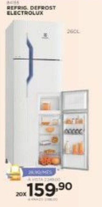 Benoit Refrig. Defrost Electrolux 260L oferta