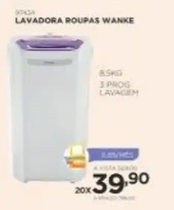 Benoit Lavadora roupas Wanke 8.5kg oferta