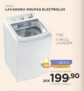 Benoit Lavadora Roupas Electrolux 17kg oferta