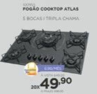 Benoit Fogao Cooktop Atlas - 5 Bocas oferta