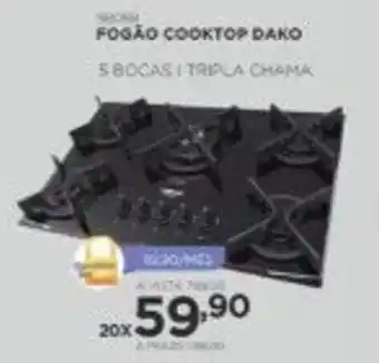 Benoit Fogao Cooktop Dako oferta