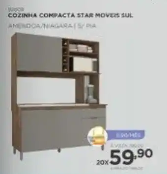 Benoit Cozinha Compacto Star Moveis Sul oferta