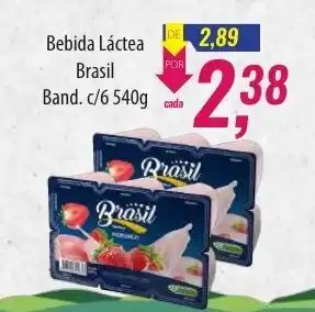 Sales Supermercado Bebida Lactea Brasil Band. c/6 540g oferta