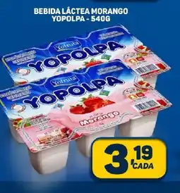 Dom Atacadista BEBIDA LÁCTEA MORANGO YOPOLPA-540G oferta