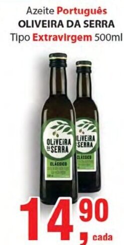 Supermercados Mundial Azeite Portugues Oliveira Da Serra Extra Virgem 500ml oferta