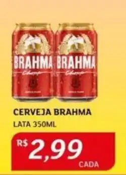 Assaí Atacadista CERVEJA BRAHMA LATA 350ML oferta