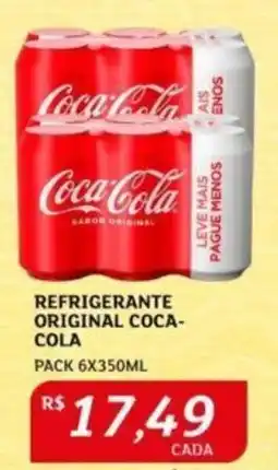 Assaí Atacadista REFRIGERANTE ORIGINAL COCA- COLA PACK 6X350ML oferta