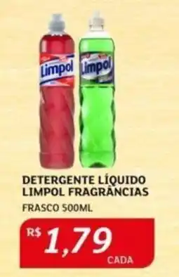 Assaí Atacadista DETERGENTE LÍQUIDO LIMPOL FRAGRANCIAS FRASCO 500ML oferta