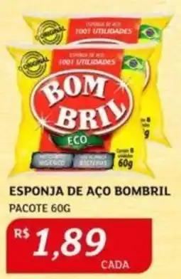 ESPONJA DE AÇO BOMBRIL PACOTE 60G