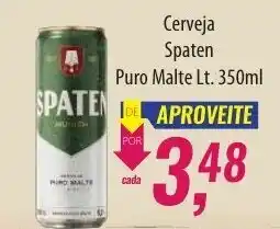 Cerveja Spaten Puro Malte lata 350ml