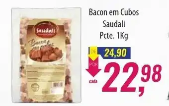Bacon em Cubos Saudali 1kg