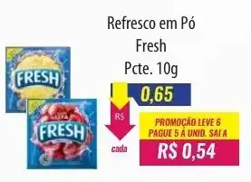 Refresco em po Fresh Pcte. 10g