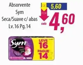 Absorvente Sym Seca/ Suave c/ Abas Lv.16 Pg.14