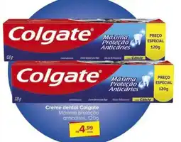 Carrefour Creme dental Colgate Máxima proteção anticáries, 120g oferta