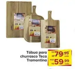 Tábua para churrasco Teca Tramontina