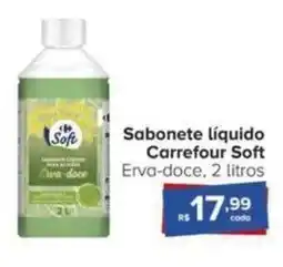 Carrefour Sabonete líquido Carrefour Soft Erva-doce, 2 litros oferta