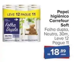 Carrefour Papel higiênico Carrefour Soft oferta