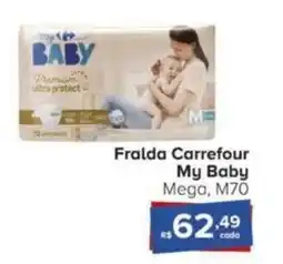Carrefour Fralda Carrefour My Baby Mega, M70 oferta