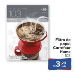 Carrefour Filtro de papel Carrefour Home 103 oferta
