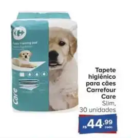 Carrefour Tapete higiênico para cães Carrefour Care Slim, 30 unidades oferta