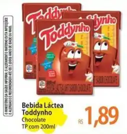 Atacadão Bebida Láctea Toddynho Chocolate TP com 200ml oferta