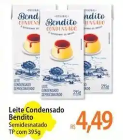 Atacadão Leite Condensado Bendito Semidesnatado TP com 395g oferta