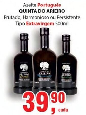 Supermercados Mundial Azeite Portugues Quinta Do Arieiro tipo Extravirgem 500ml oferta