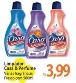 Atacadão Limpador Casa & Perfume Várias fragrâncias Frasco com 500ml oferta