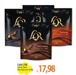 Atacadão Café L'OR Vários tipos Doy bag com 250g oferta