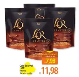 Atacadão Café Solúvel L'OR Intense Sachê com 40g oferta