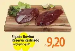 Atacadão Fígado Bovino Reserva Resfriado Preço por quilo oferta