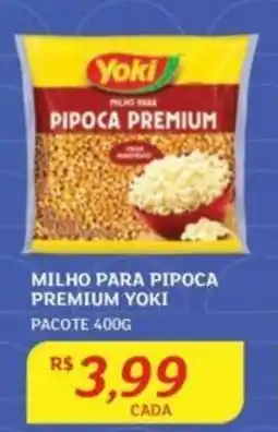 Assaí Atacadista MILHO PARA PIPOCA PREMIUM YOKI PACOTE 400G oferta