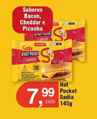 Royal Supermercados Hot Pocket Sadia 145g oferta