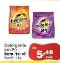 Bem-te-vi - detergente em pó