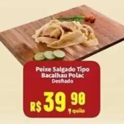 Supermercados Mateus Peixe Salgado Tipo Bacalhau Polac Desfiado oferta