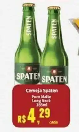 Supermercados Mateus Cerveja Spaten Puro Malte Long Neck 355ml oferta