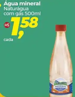 Frangolândia Água mineral Naturágua com gás 500ml oferta