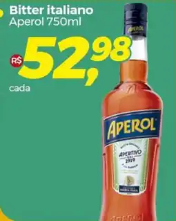 Frangolândia Bitter italiano Aperol 750ml oferta