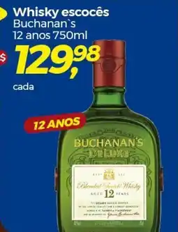 Whisky escocês Buchanan's 12 anos 750ml