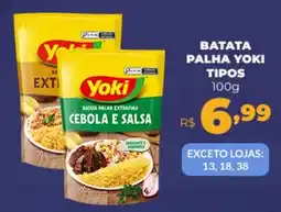 Supermercados Jau Serve BATATA PALHA YOKI TIPOS 100g oferta