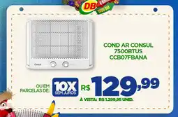 DB Supermercados COND AR CONSUL 7500BTUS CCB07FBANA oferta
