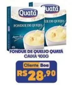 Boa Supermercados FONDUE DE QUEIJO QUATA CAIXA 400G oferta