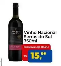 Tonin Superatacado Serras do sul - vinho nacional oferta