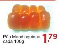 Rossi Supermercado Pão Mandioquinha cada 100g oferta