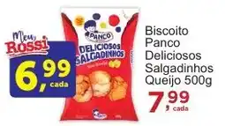 Rossi Supermercado Biscoito Panco Deliciosos Salgadinhos Queijo 500g oferta