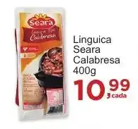 Rossi Supermercado Linguica Seara Calabresa 400g oferta