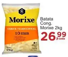 Rossi Supermercado Batata cong. Morixe 2kg oferta