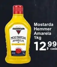 Rossi Supermercado Mostarda Hemmer Amarela 1kg oferta